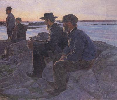 Carl Wilhelmson On the Rocks at Fiskebackskil (nn02 china oil painting image